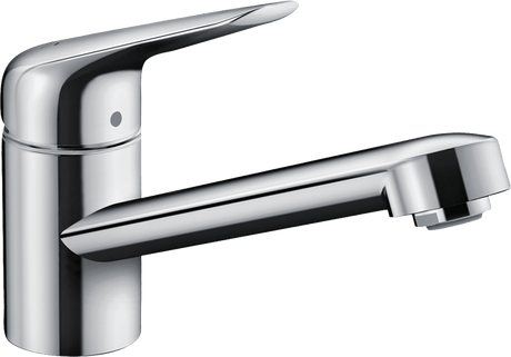 Hansgrohe Focus M42 Single Lever Kitchen Mixer 100 Coolstart Eco Single Spray Mode - Chrome - 71866000 - TAP 'N' SHOWER