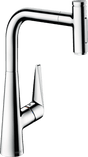 Hansgrohe Talis Select M51 Single Lever Kitchen Mixer 300 With Pull - out Spray And Sbox 2 Spray Modes - Chrome - 73867000 - TAP 'N' SHOWER