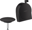 Hansgrohe Exafill S Finish Set Bath Filler Waste And Overflow Set - Matt Black - 58117670 - TAP 'N' SHOWER