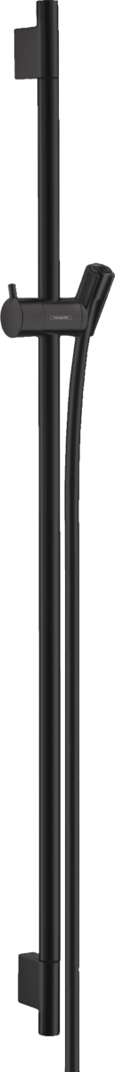 Hansgrohe Unica Shower Rail S Puro 900 mm With Isiflex Shower Hose 1600 mm - Matt Black - 28631670 - TAP 'N' SHOWER
