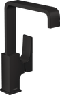 Hansgrohe Metropol Single Lever Basin Mixer 230 with Lever Handle And Push - open Waste - Matt Black - 32511670 - TAP 'N' SHOWER