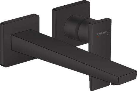 Hansgrohe Metropol Single Lever Basin Mixer with Lever Handle For Concealed Installation with Spout 225mm - Matt Black - 32526670 - TAP 'N' SHOWER