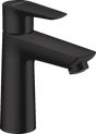 Hansgrohe Talis E Single Lever Basin Mixer 110 With Pop - up Waste - Matt Black - 71710670 - TAP 'N' SHOWER