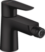 Hansgrohe Talis E Single Lever Bidet Mixer With Pop - Up Waste - Matt Black - 71720670 - TAP 'N' SHOWER