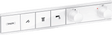 Hansgrohe Rainselect Thermostat For Concealed Installation For 3 Functions - Matt White - 15381700 - TAP 'N' SHOWER