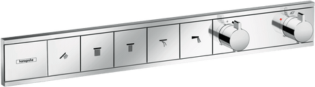 Hansgrohe Rainselect Thermostat For Concealed Installation For 5 Functions - Chrome - 15384000 - TAP 'N' SHOWER