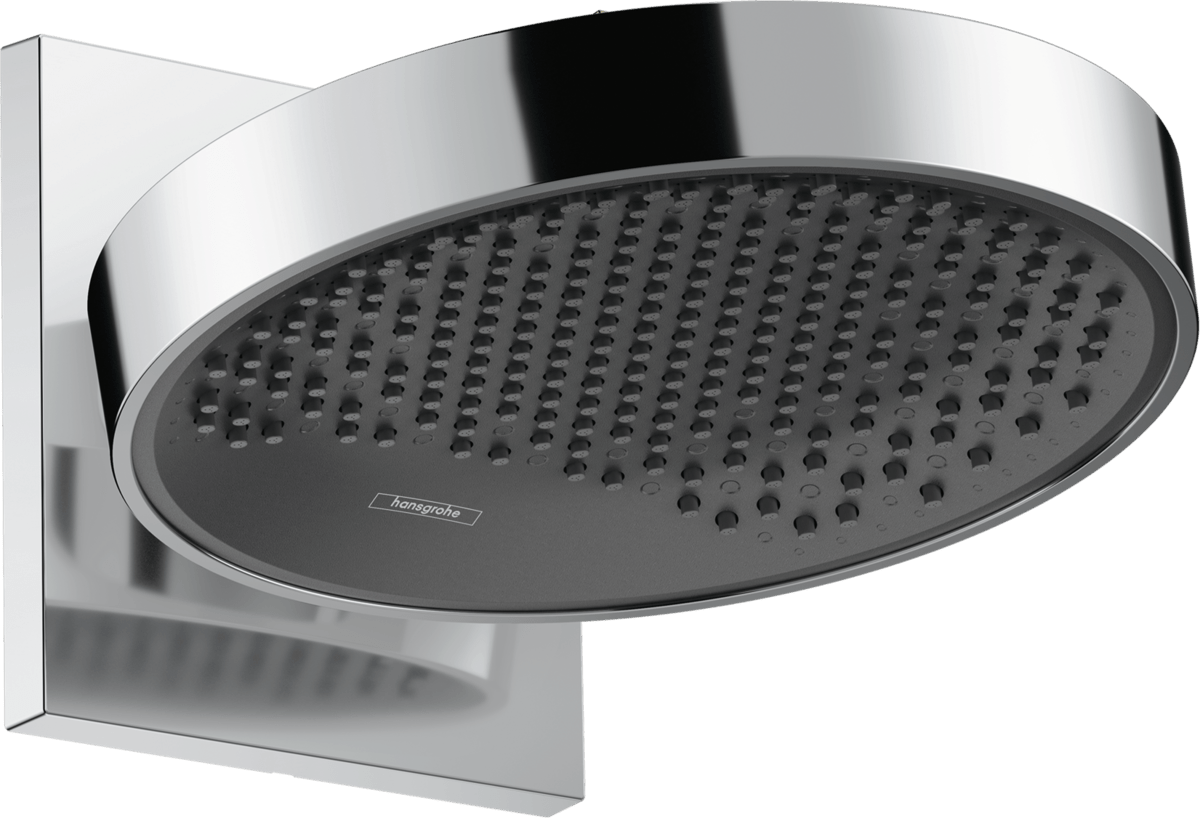 Hansgrohe Rainfinity Overhead Shower 250 1jet EcoSmart 9 L/min With Wall Connector - Chrome - 26227000 - TAP 'N' SHOWER
