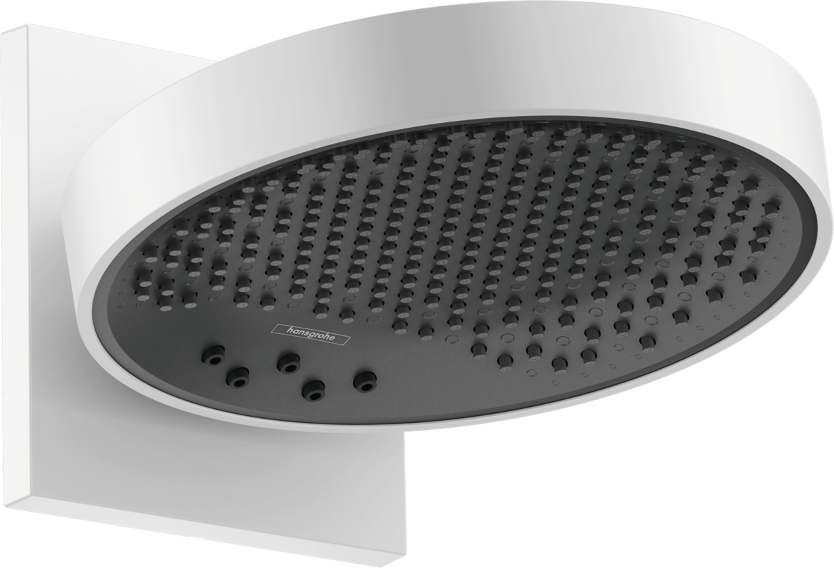 Hansgrohe Rainfinity Overhead Shower 250 3jet With Wall Connector - Matt White - 26232700 - TAP 'N' SHOWER