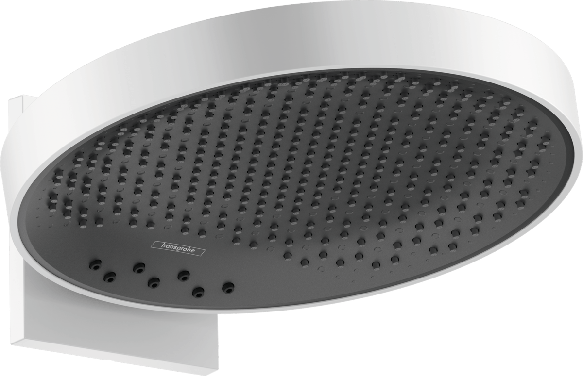 Hansgrohe Rainfinity Overhead Shower 360 3jet With Wall Connector - Matt White - 26234700 - TAP 'N' SHOWER