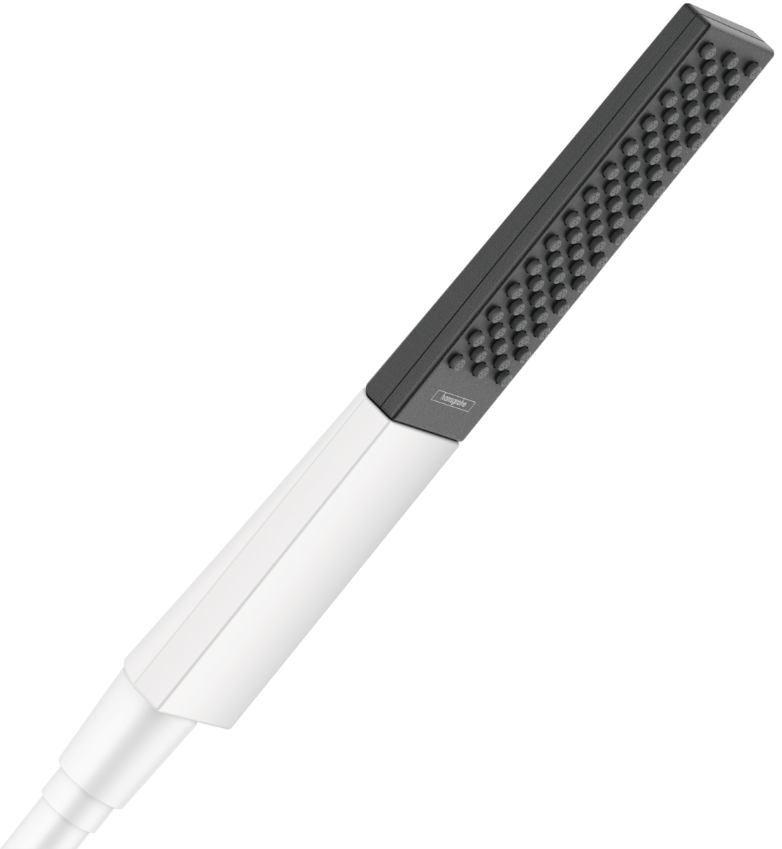 Hansgrohe Rainfinity Baton Hand Shower 100 1jet - Matt White - 26866700 - TAP 'N' SHOWER