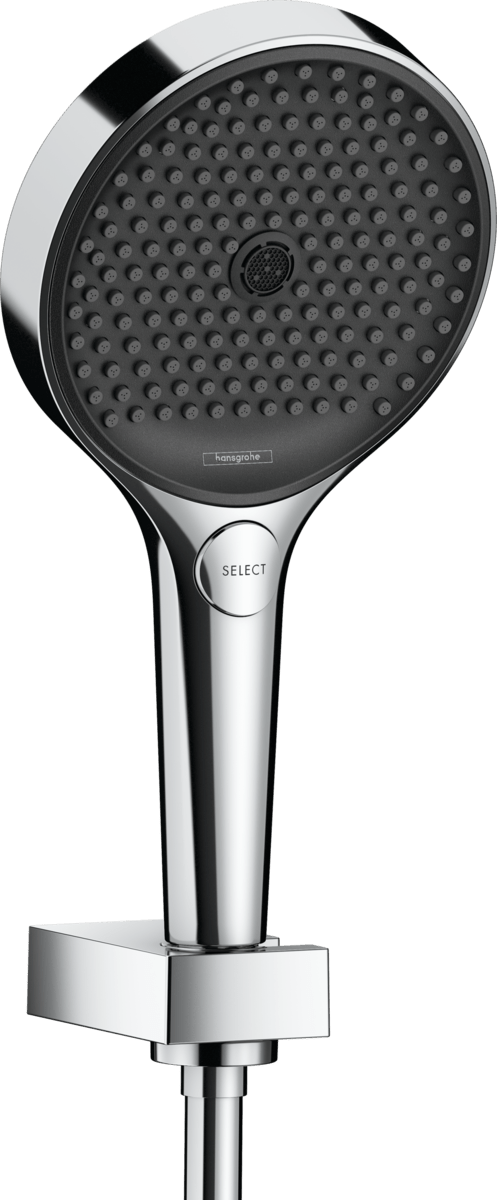 hansgrohe Rainfinity Shower holder set 130 3jet with shower hose 1250mm - Chrome - 26852000 - TAP 'N' SHOWER