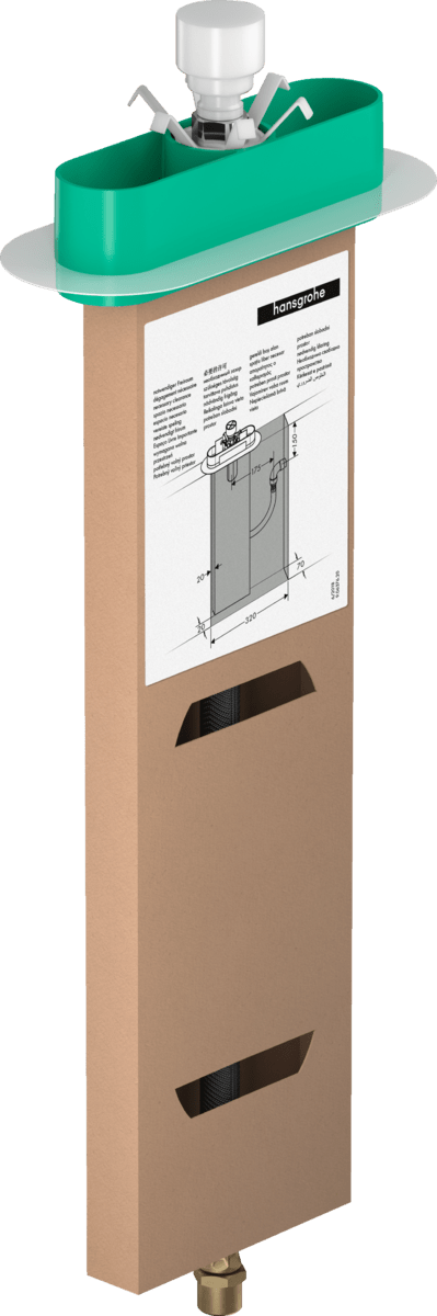 Hansgrohe Sbox Rim And Tile Mounted Bath Basic Set - 13560180 - TAP 'N' SHOWER