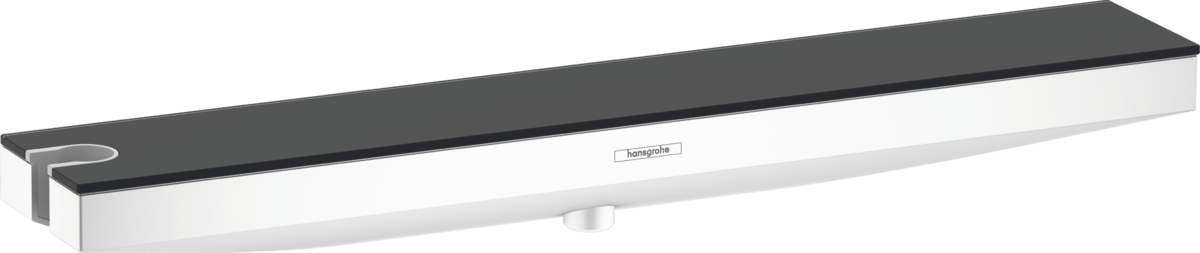 Hansgrohe Rainfinity Wall Outlet Porter 500 with Shower Holder And Shower Shelf Left - Matt White - 26843700 - TAP 'N' SHOWER