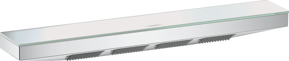 Hansgrohe Rainfinity Shoulder Shower 500 1jet With Shower Shelf - Chrome - 26243000 - TAP 'N' SHOWER