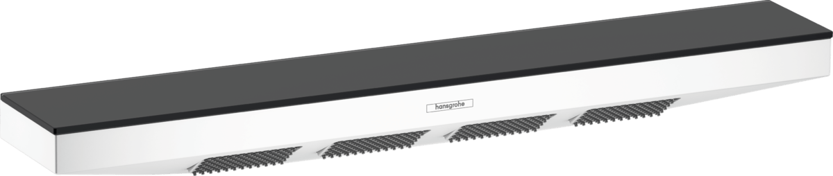 Hansgrohe Rainfinity Shoulder Shower 500 1jet With Shower Shelf - Matt White - 26243700 - TAP 'N' SHOWER