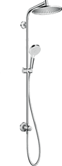 Hansgrohe Crometta S Showerpipe 240 1jet Ecosmart Reno Gp - Chrome - 27795000 - TAP 'N' SHOWER
