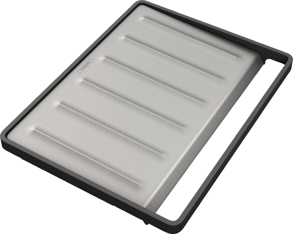 Hansgrohe F17 Mobile Drainboard - Stainless Steel - 40962800 - TAP 'N' SHOWER