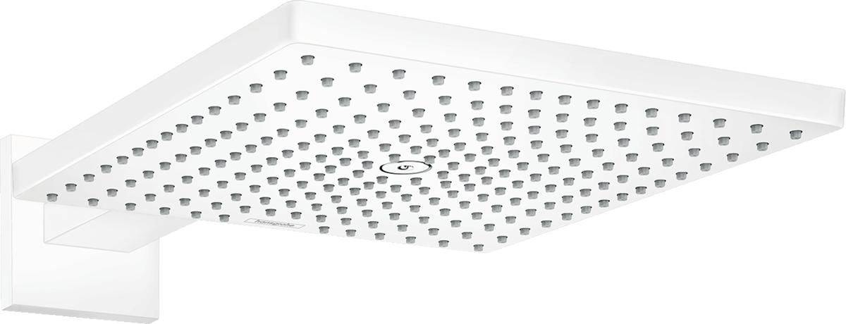 Hansgrohe Raindance E Overhead Shower 300 1jet with Shower Arm - Matt White - 26238700 - TAP 'N' SHOWER