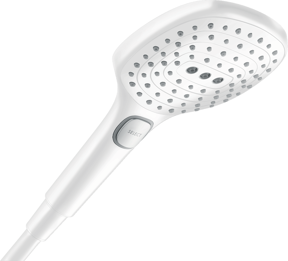 Hansgrohe Raindance Select E Hand Shower 120 3jet - Matt White - 26520700 - TAP 'N' SHOWER
