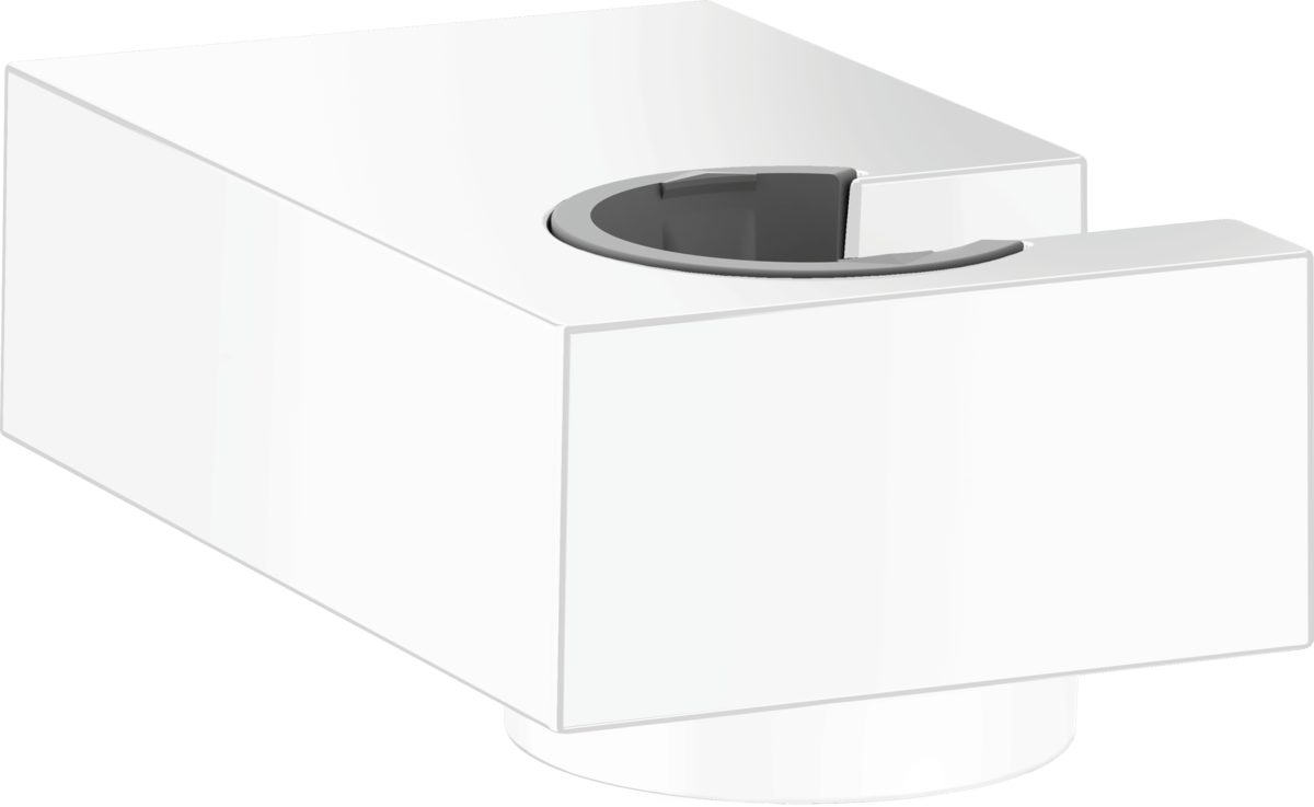 Hansgrohe Shower Holder Porter E - Matt White - 28387700 - TAP 'N' SHOWER