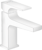 Hansgrohe Metropol Single Lever Basin Mixer 100 with Lever Handle For Cloakroom Basins with Push - open Waste - Matt White - 32500700 - TAP 'N' SHOWER