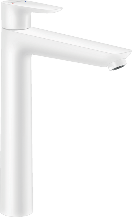 Hansgrohe Talis E Single Lever Basin Mixer 240 Without Waste - Matt White - 71717700 - TAP 'N' SHOWER