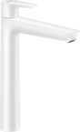 Hansgrohe Talis E Single Lever Basin Mixer 240 Without Waste - Matt White - 71717700 - TAP 'N' SHOWER