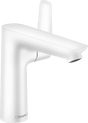 Hansgrohe Talis E Single Lever Basin Mixer 150 with Pop - up Waste - Matt White - 71754700 - TAP 'N' SHOWER