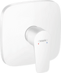 Hansgrohe Talis E Single Lever Manual Shower Mixer Soft Cube For Concealed Installation - Matt White - 71765700 - TAP 'N' SHOWER