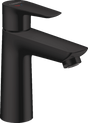 Hansgrohe Talis E Single Lever Basin Mixer 110 Coolstart Without Waste - Matt Black - 71714670 - TAP 'N' SHOWER