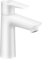 Hansgrohe Talis E Single Lever Basin Mixer 110 Coolstart Without Waste - Matt White - 71714700 - TAP 'N' SHOWER