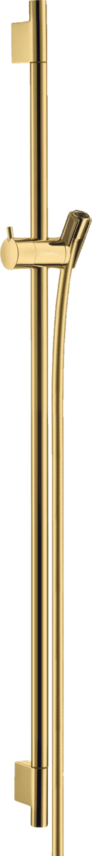 Hansgrohe Unica Shower Rail S Puro 900 mm With Isiflex Shower Hose 1600 mm - Polished Gold - optic - 28631990 - TAP 'N' SHOWER
