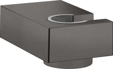 Hansgrohe Shower Holder Porter E - Brushed Black Chrome - 28387340 - TAP 'N' SHOWER