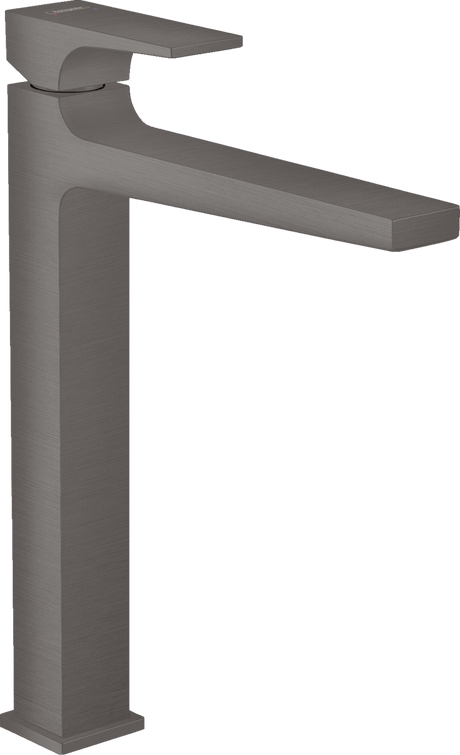 Hansgrohe Metropol Single Lever Basin Mixer 260 with Lever Handle For Wash Bowls With Push - open Waste - Brushed Black Chrome - 32512340 - TAP 'N' SHOWER