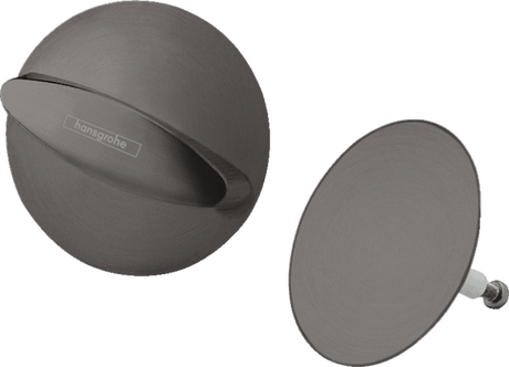 Hansgrohe Flexaplus Finish Set Waste And Overflow Set - Brushed Black Chrome - 58185340 - TAP 'N' SHOWER