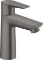 Hansgrohe Talis E Single Lever Basin Mixer 110 Coolstart with Pop - up Waste - Brushed Black Chrome - 71713340 - TAP 'N' SHOWER