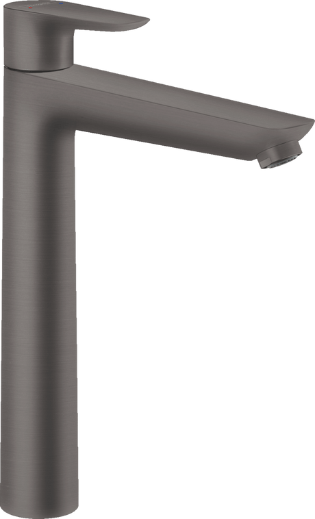 Hansgrohe Talis E Single Lever Basin Mixer 240 Without Waste - Brushed Black Chrome - 71717340 - TAP 'N' SHOWER