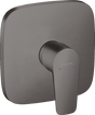 Hansgrohe Talis E Single Lever Manual Shower Mixer Soft Cube For Concealed Installation - Brushed Black Chrome - 71765340 - TAP 'N' SHOWER