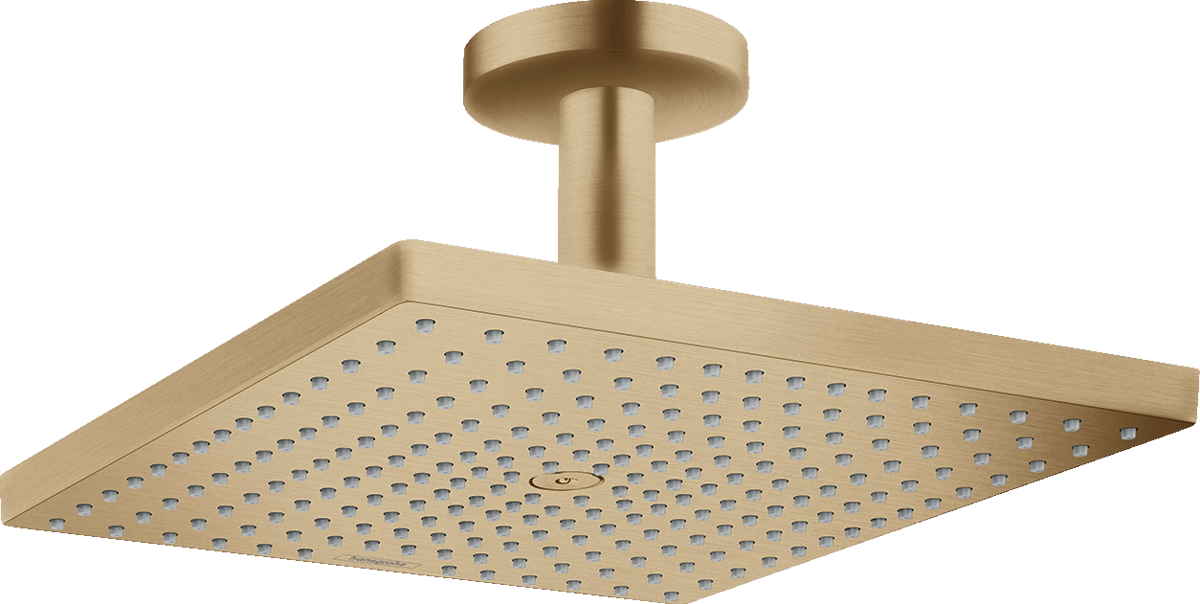 Hansgrohe Raindance E Overhead Shower 300 1jet With Ceiling Connector - Brushed Bronze - 26250140 - TAP 'N' SHOWER