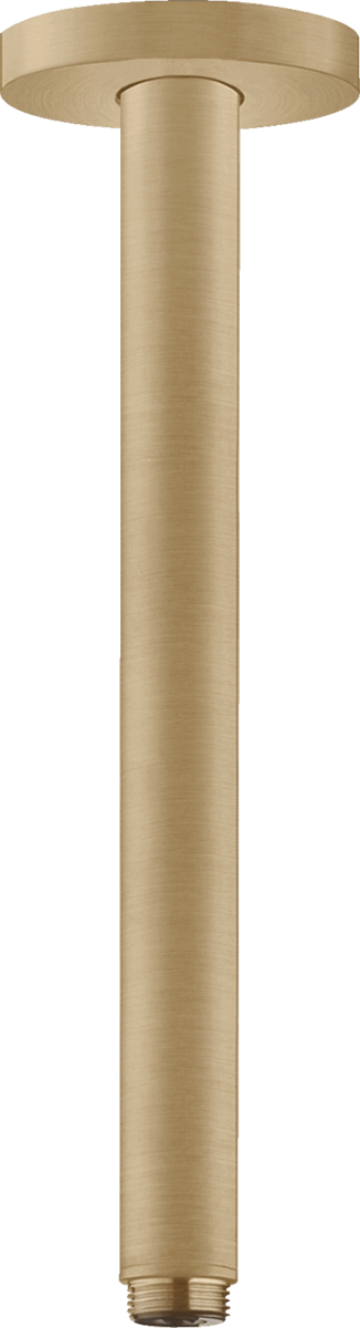 Hansgrohe Ceiling Connector S 300mm - Brushed Bronze - 27389140 - TAP 'N' SHOWER