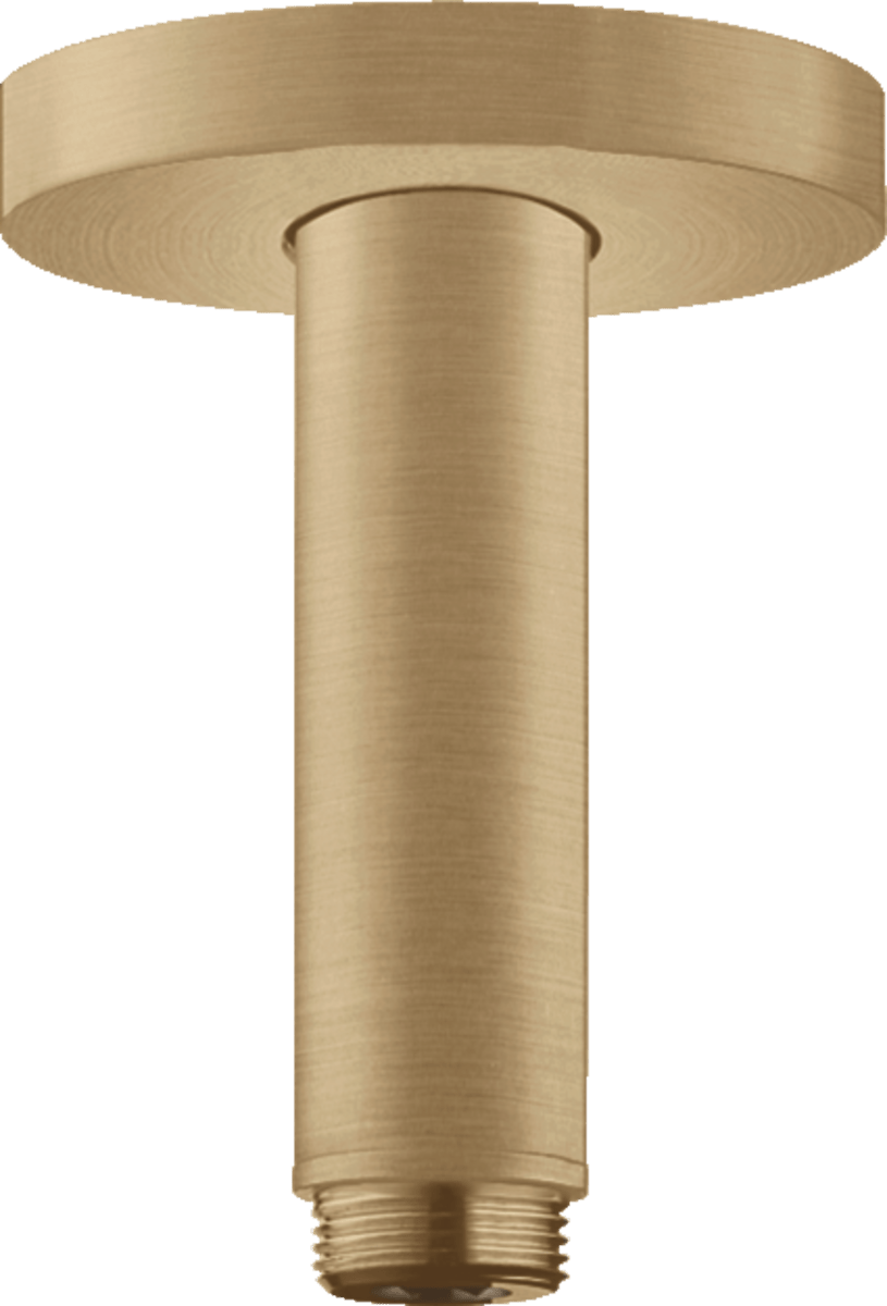 Hansgrohe Ceiling Connector S 100 mm - Brushed Bronze - 27393140 - TAP 'N' SHOWER