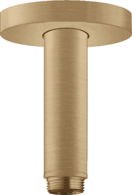 Hansgrohe Ceiling Connector S 100 mm - Brushed Bronze - 27393140 - TAP 'N' SHOWER