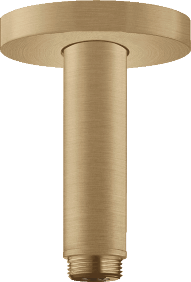 Hansgrohe Ceiling Connector S 100 mm - Brushed Bronze - 27393140 - TAP 'N' SHOWER
