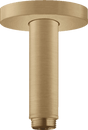 Hansgrohe Ceiling Connector S 100 mm - Brushed Bronze - 27393140 - TAP 'N' SHOWER