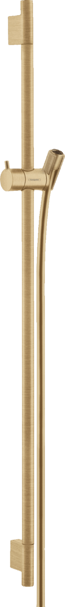 Hansgrohe Unica Shower Rail S Puro 900 mm With Isiflex Shower Hose 1600 mm - Brushed Bronze - 28631140 - TAP 'N' SHOWER