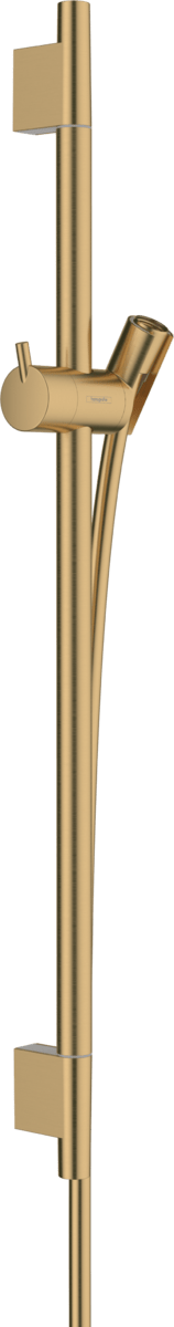 Hansgrohe Unica Shower Rail S Puro 650mm With Isiflex Shower Hose 1600mm - Brushed Bronze - 28632140 - TAP 'N' SHOWER