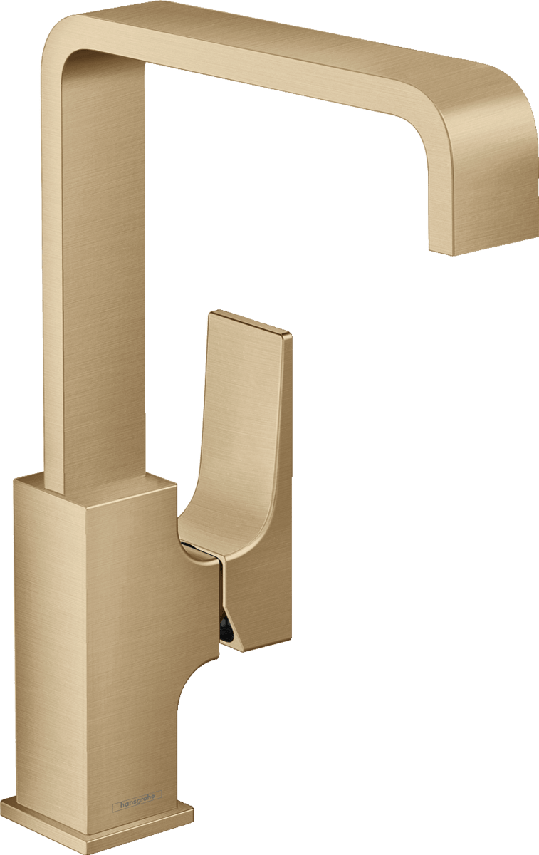 Hansgrohe Metropol Single Lever Basin Mixer 230 with Lever Handle And Push - open Waste - Brushed Bronze - 32511140 - TAP 'N' SHOWER
