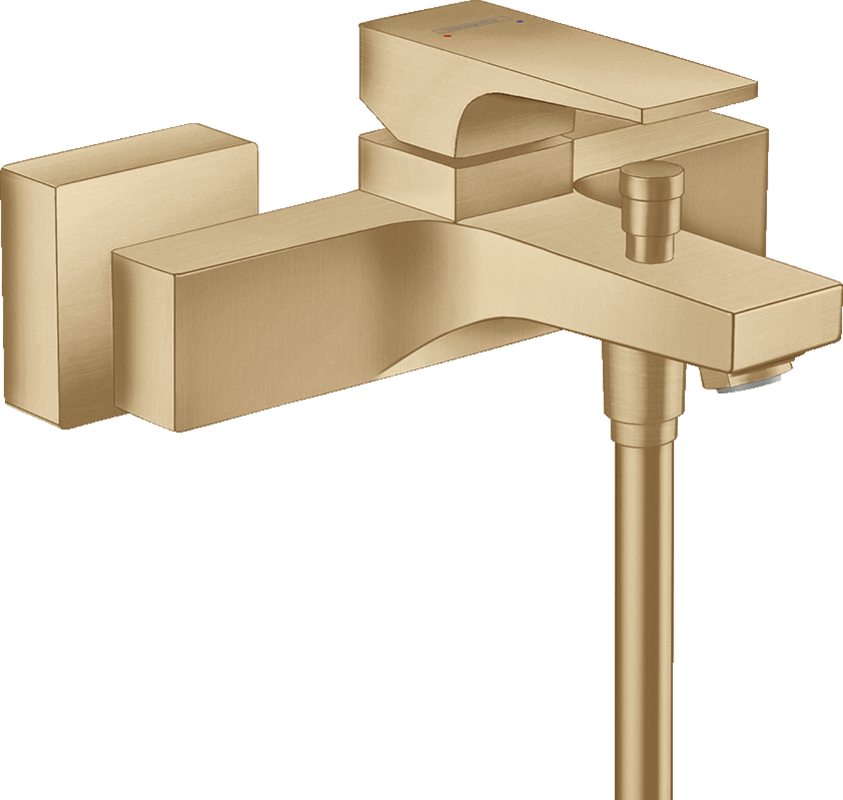 Hansgrohe Metropol Single Lever Manual Bath Mixer For Exposed Installation With Lever Handle - Brushed Bronze - 32540140 - TAP 'N' SHOWER