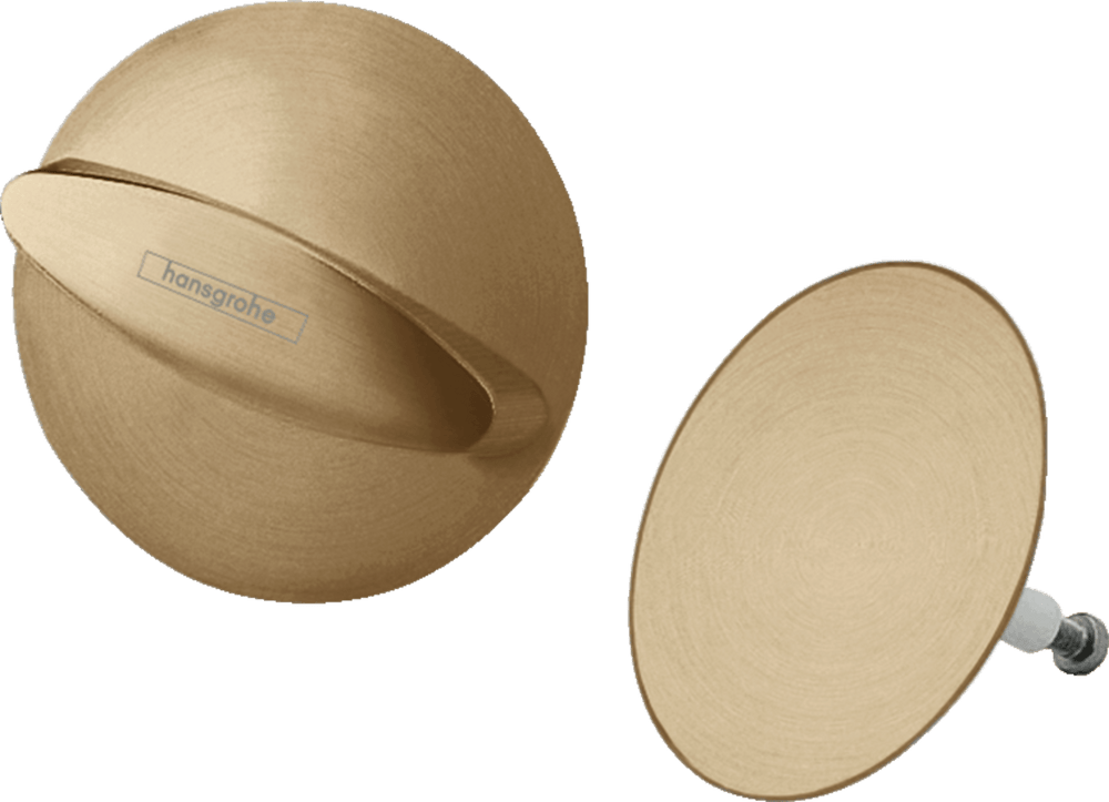 Hansgrohe Flexaplus Finish Set Waste And Overflow Set - Brushed Bronze - 58185140 - TAP 'N' SHOWER