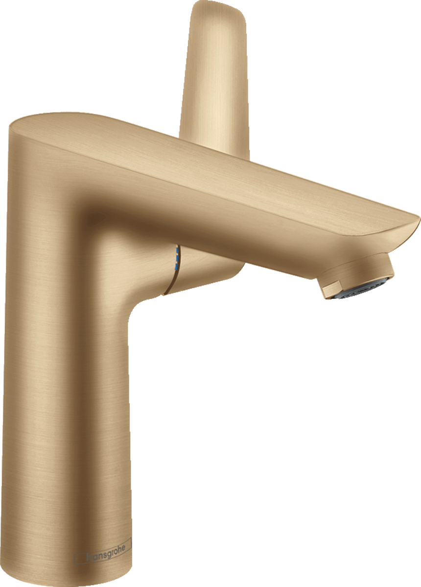 Hansgrohe Talis E Single Lever Basin Mixer 150 with Pop - up Waste - Brushed Bronze - 71754140 - TAP 'N' SHOWER
